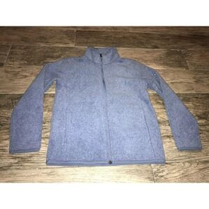 New Amazon Essentials Boys Full-Zip Fleece Jacket Youth Size Medium 8 Blue